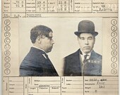 Prisoner No 4167 - Vintage Mug Shot - 5 Year Sentence in San Quentin Prison for Heroin & Opium Use - Seattle - Sacramento - San Fransisco
