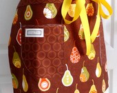 Womens Full Apron Adult Chef Hostess Chocolate Decadence - Riley Blake Designs Fabric