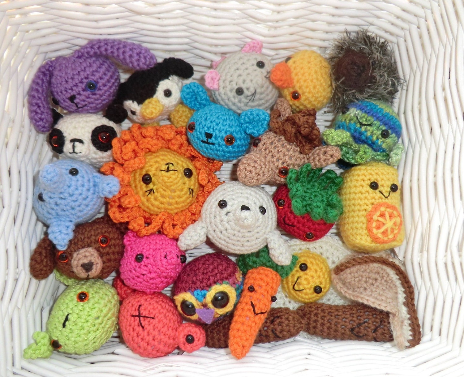 Amigurumi crochet pattern The bobble bunch set 3