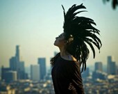 Feather Mohawk  - "The Crow" (Customizable)