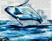 The Love Whale by Studio MME - fine art print 8 x 10