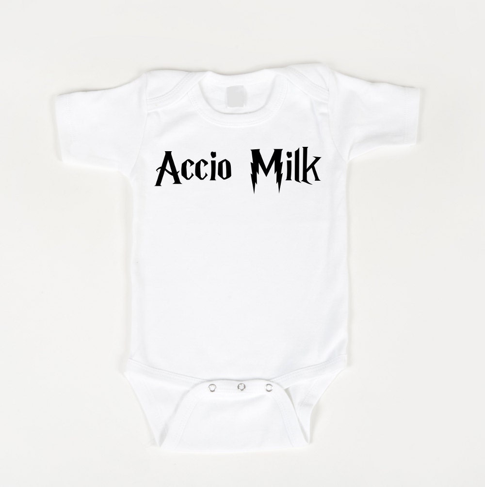 Accio Milk Harry Potter Bodysuit (White)