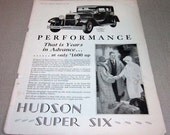 Hudson Super Six, Fashion and United Bonds Ad