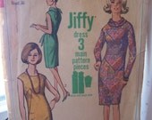 1960's classic Jackie O. dress pattern-vintage Simplicity dress pattern for women