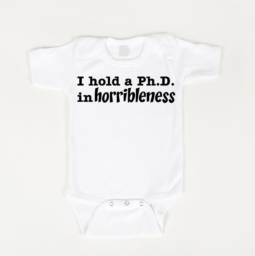 Dr Horrible Onesie PhD in horribleness