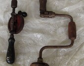 Industrial Primitive Antique Drills lot of 2