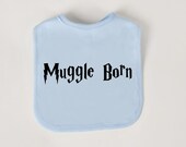 Muggle Born Infant Bib (Blue)