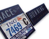 Running Medals and Race Bibs holder in navy