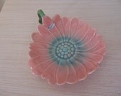 Pretty pastel vintage 1950's decorative dish-retro "Sylvans" California Pottery art pottery dish