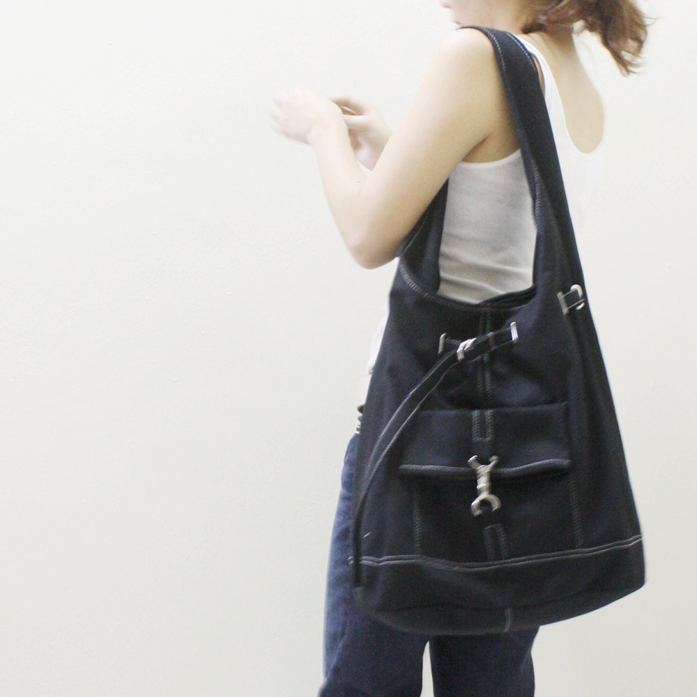 KINIES Starz in BLACK - Hobo / Single Strap Shoulder bag