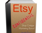 Etsy Shop Critique LEVEL TWO mini Marketing Pack ZEN pdf report make sales learn