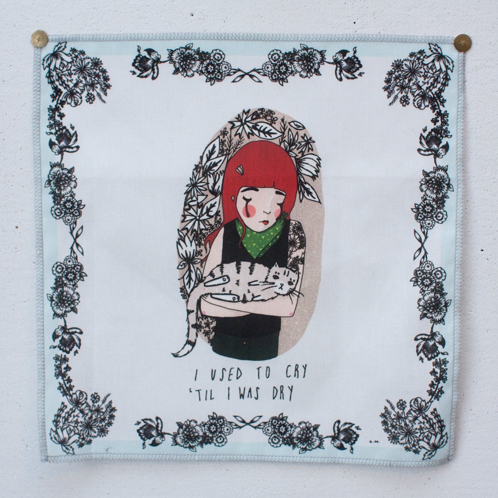 printed cotton handkerchief - joey