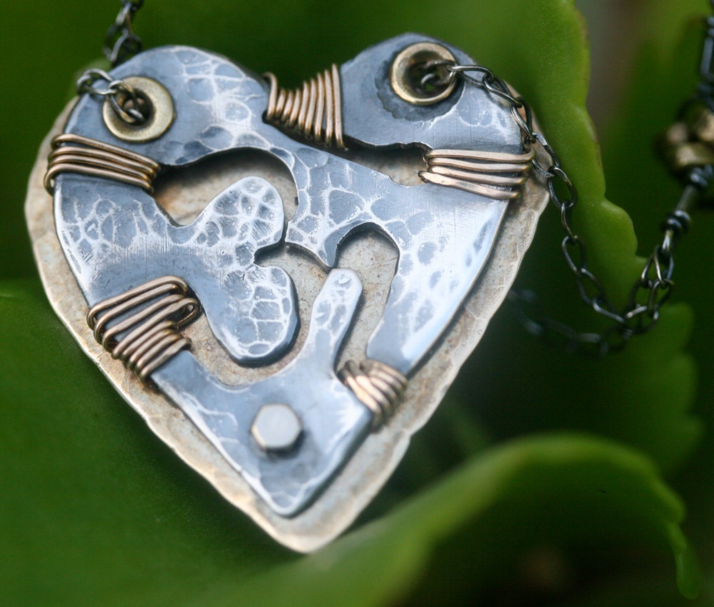 UR N My Heart Om Pendant Necklace