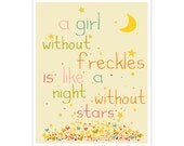 GIRL QUOTE 8x10 inch print by Finny and Zook