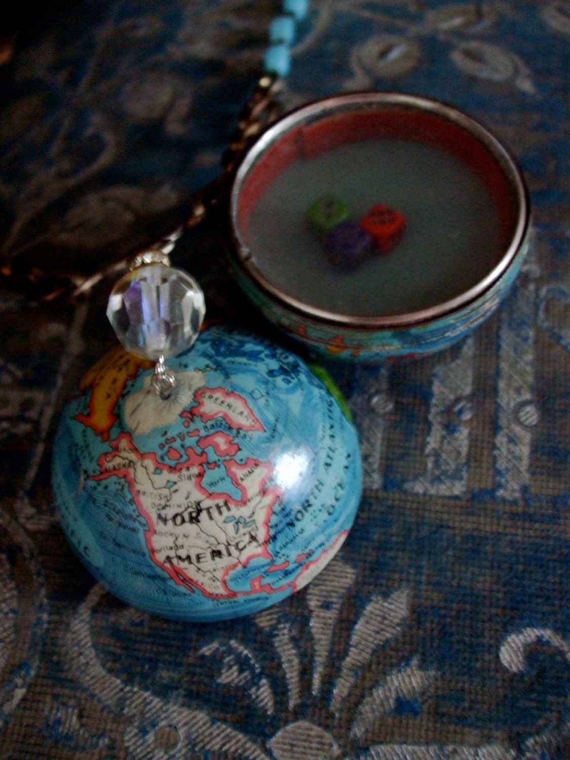 Around The World -Vintage Assemblage Necklace