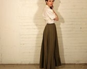 Early 1900s WOOL Skirt  - Long - xs - November 21, 1899