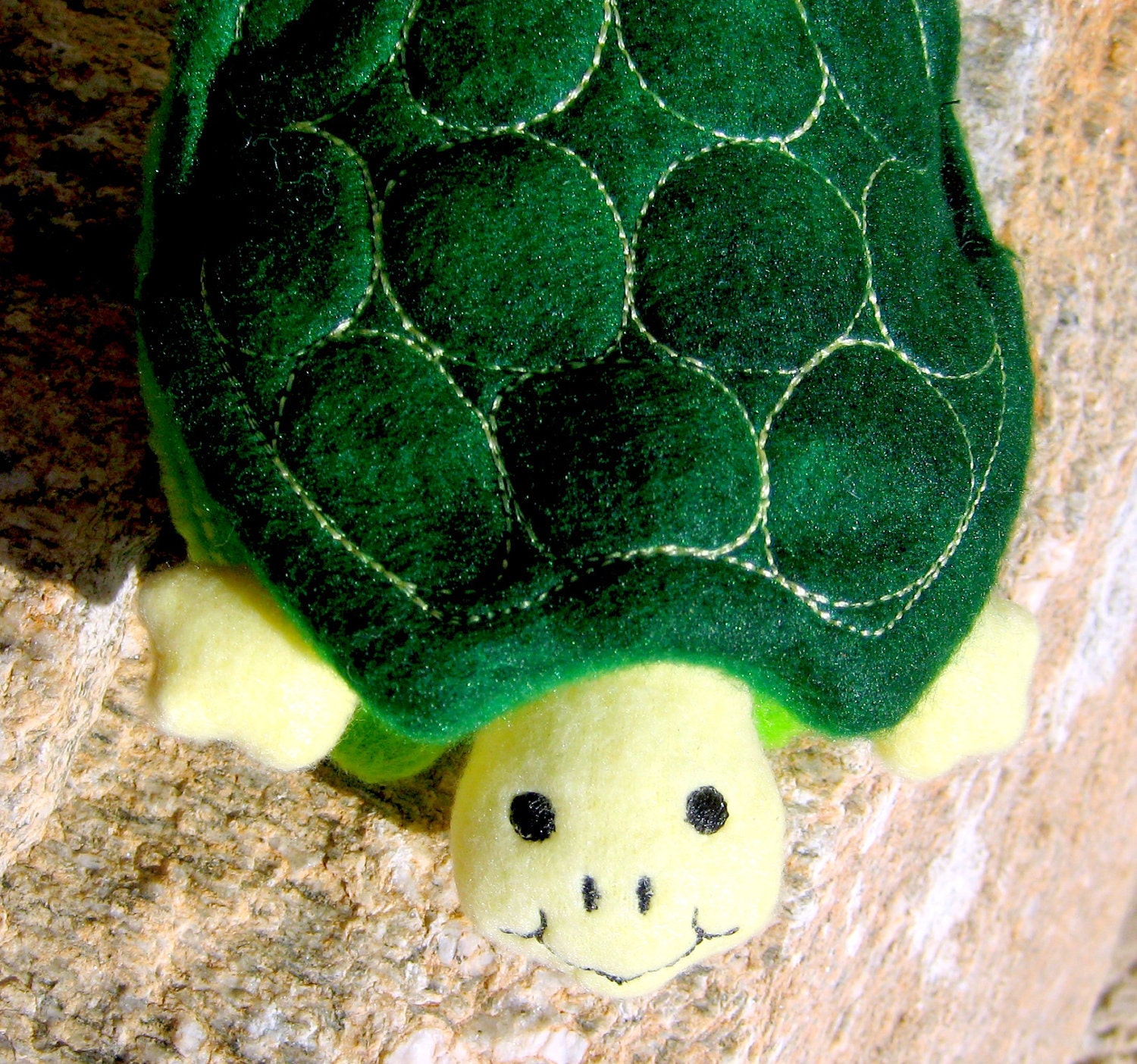 Turtle Baby or Toddler Plush Toy-Green