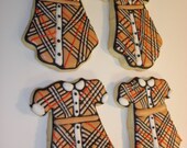 Plaid Decorated Sugar Cookies