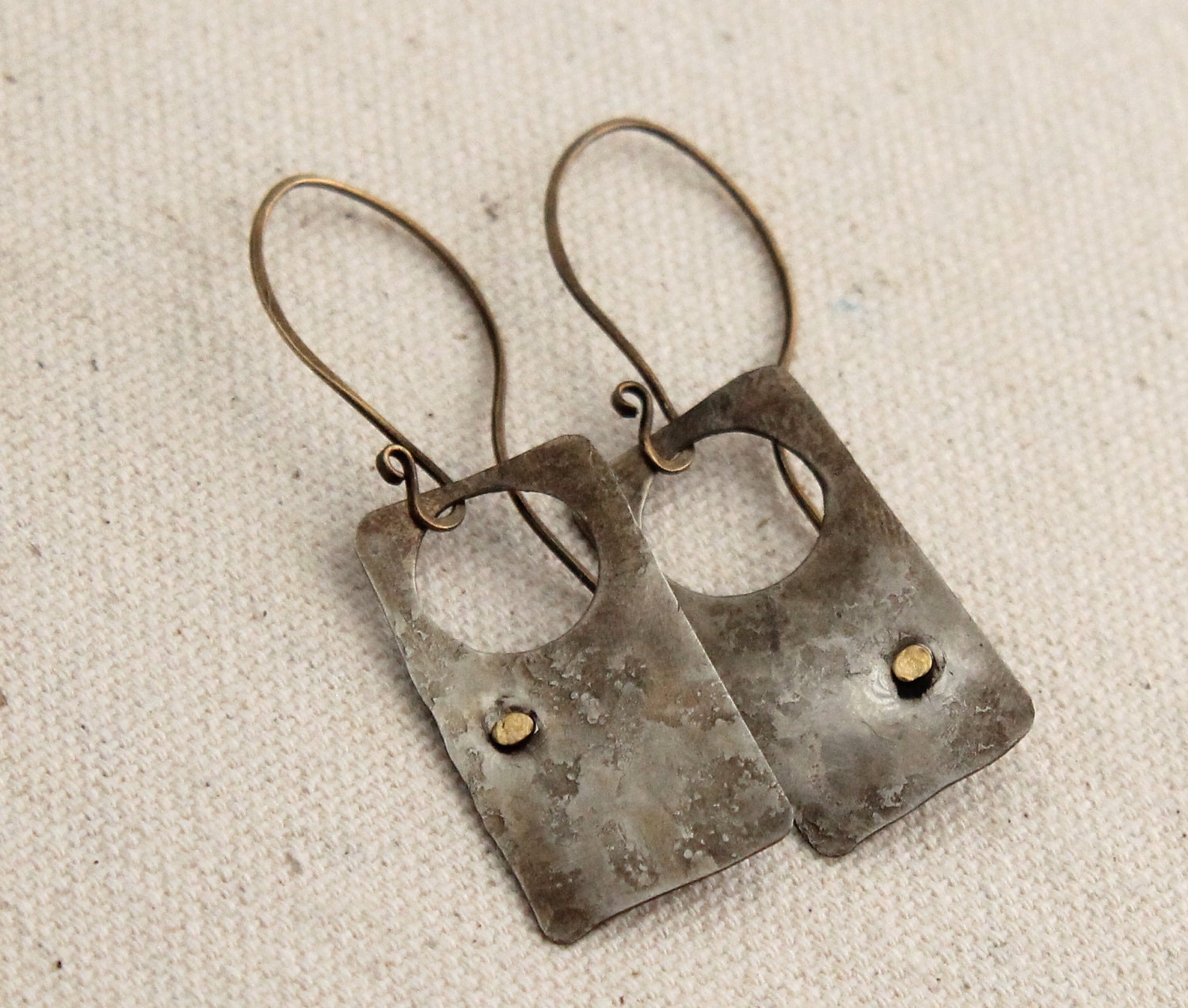 Rectangle Cut-Out Earrings