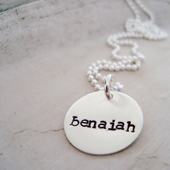 custom hand stamped mothers necklace.. personalized name jewelry, hand stamped jewelry, hand stamped charm necklace