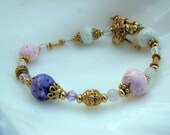 Flower Beads from Your Flowers - Vermeil Bracelet