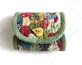 Hand Quilted Hexagon Coin Purse