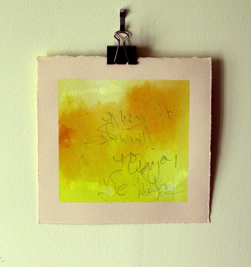 Enjoy the Day casein painting on paper - jamieribisi