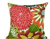 MOD Floral Designer Throw Pillows 12 x18