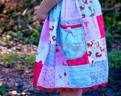 Little Red's Patchwork Skirt...Sizes 2T  through  8.
