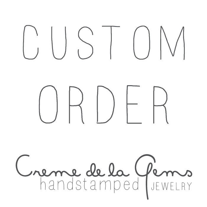 RESERVED Custom Order for..laddiepuckbella