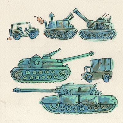 Conflict - original NES illustration