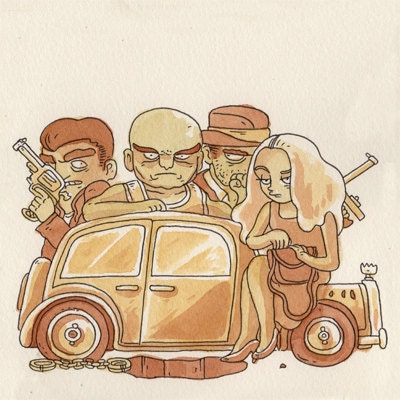 Deja Vu- original NES illustration