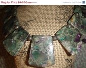 ON SALE For the Love of Rainbows            (Fluorite Necklace)