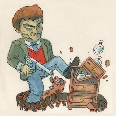 Dirty Harry - original NES illustration