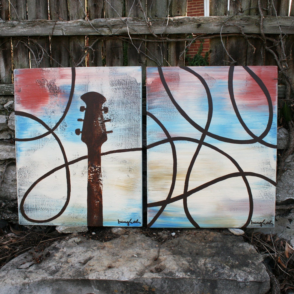 Original Guitar Painting
