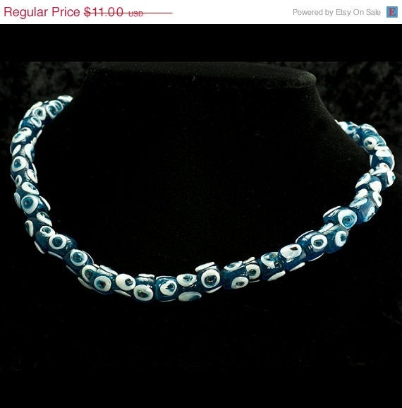 Turkish Evil Eye Glass Beads - Large