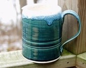 Pitcher Decanter Vase Peacock and Milky White