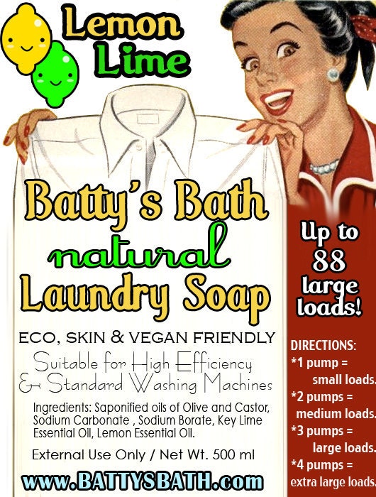 Liquid Laundry Soap - Natural - Baby Laundry Safe