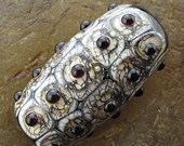 Lampwork Focal Bead -Moon Dots- Handmade by Jason Powers Jasio