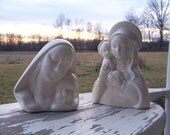 Winter white ceramic "Mother Mary" statues-our blessed mother