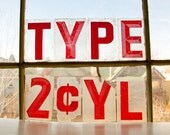 Industrial Decor Vintage Sign Lot of 8