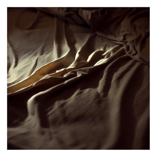 Warm Light on Sheets - 8x8 Fine Art Photograph