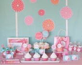 Custom Dahlia Flower Printable DIY Party Package by MayDetails: Full Collection Il_170x135