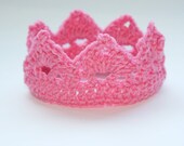 Baby crown crochet Newborn Photo Prop Custom you choose the colors
