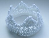 Baby crown crochet Newborn Photo Prop Custom you choose the colors