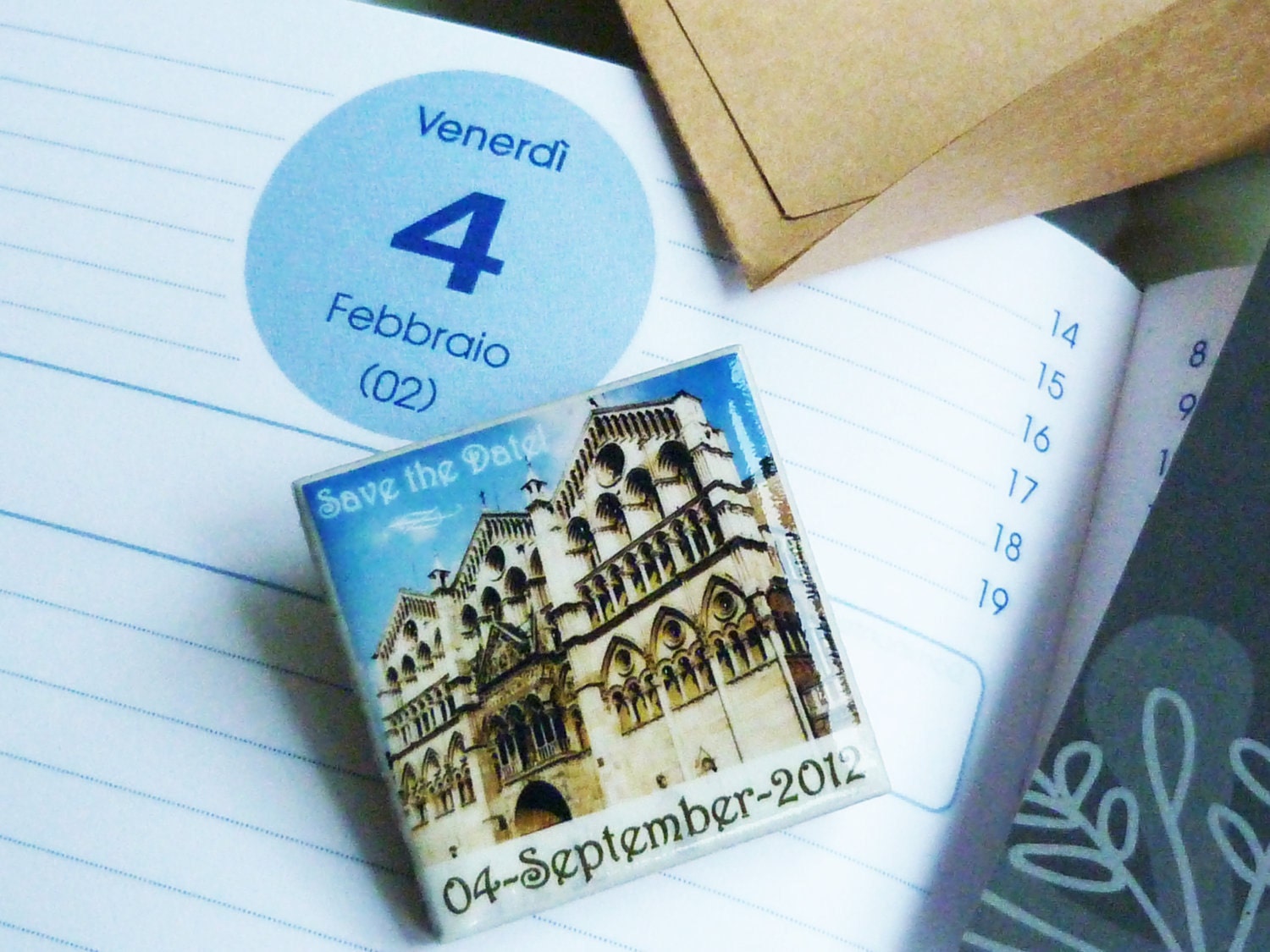 SEE YOU THERE, Save-The-Date, 100 Fridge Magnets