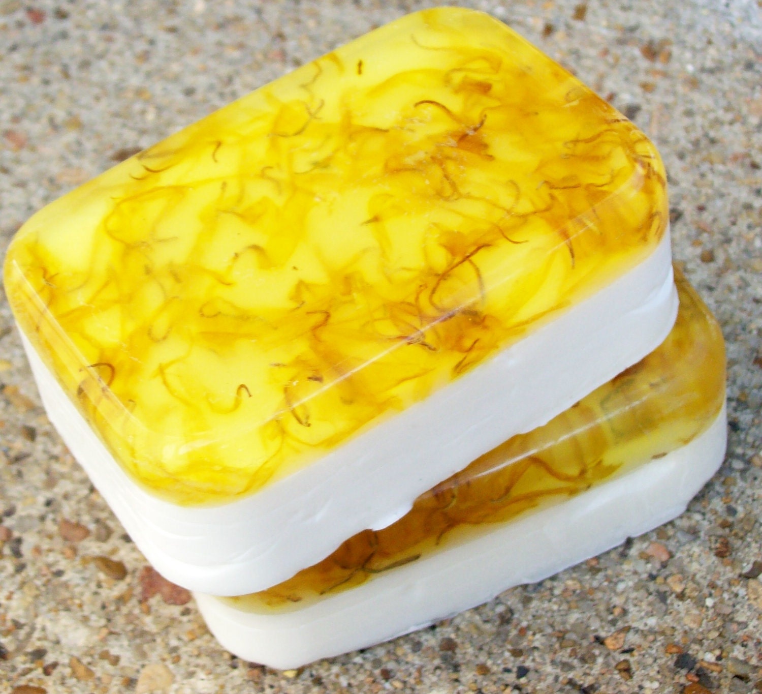 Unscented Calendula Olive Oil and Goat Milk Soap