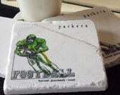 Packers Absorbent Tile Coasters, Set of 4 Coasters