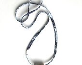 Stone Necklace Hand-crafted in vintage cotton