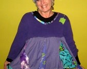 Grape shirt Bottom Baby Doll Tunic